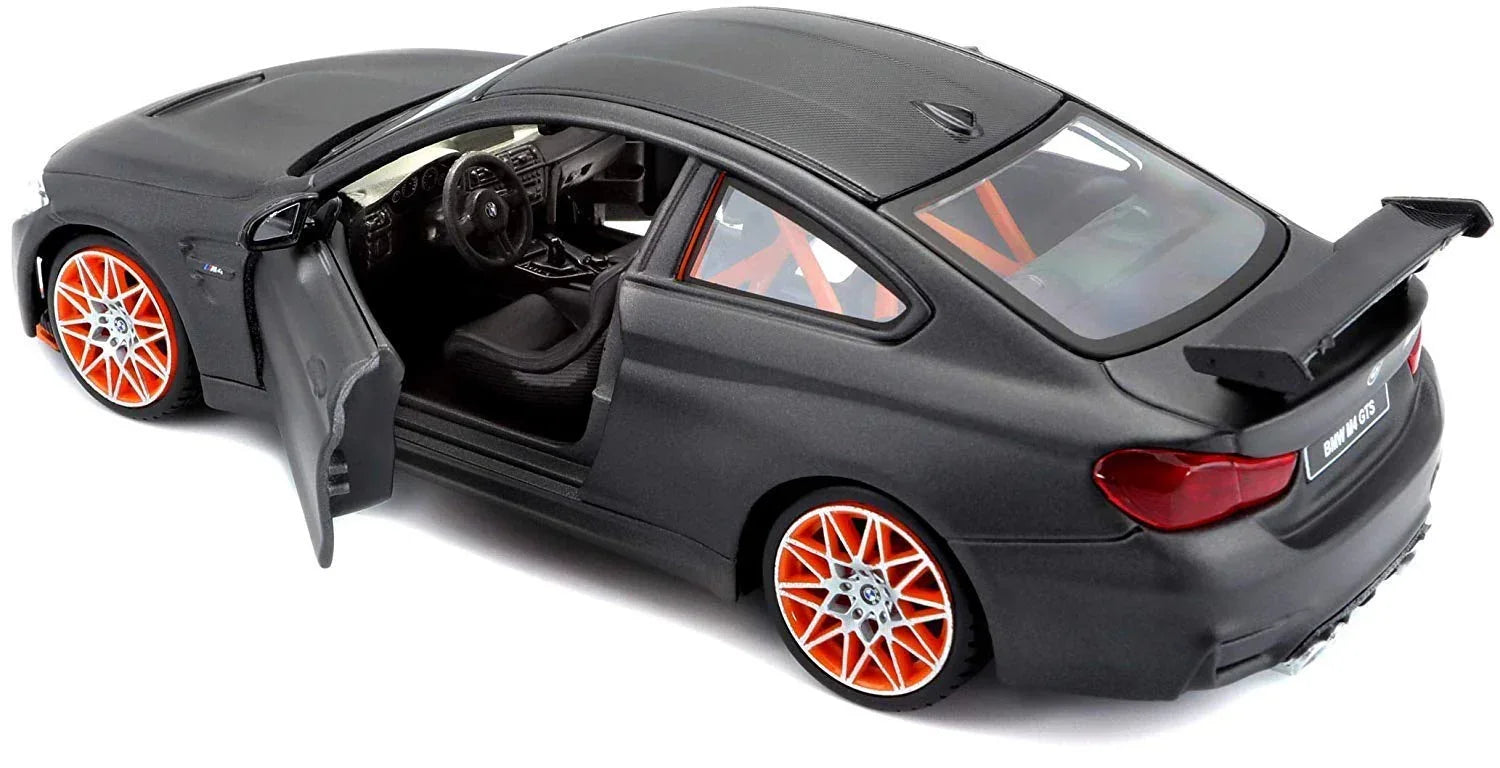 Maisto Metal 1/24 Scale Compatible with BMW M4 GTS, Pack of 1, Matte Grey - Jaiman Toys