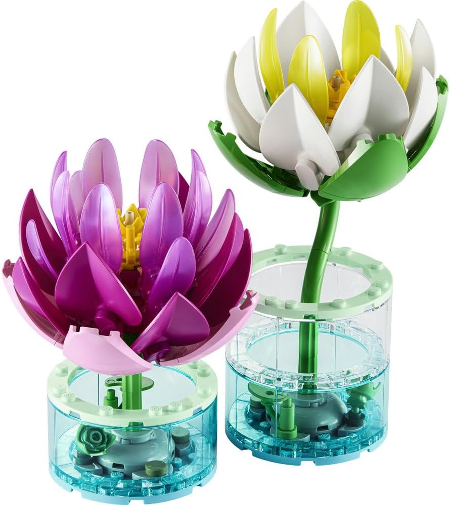 LEGO 11511 Botanicals Water Lilies Building Set | 259 Pieces | Decorative Floral Display for Home & Office