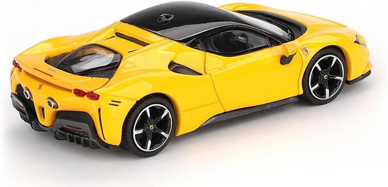 BBR Models 1:64 Ferrari SF90 Stradale Giallo Modena Die-Cast Model Car | Premium Ferrari Collectible