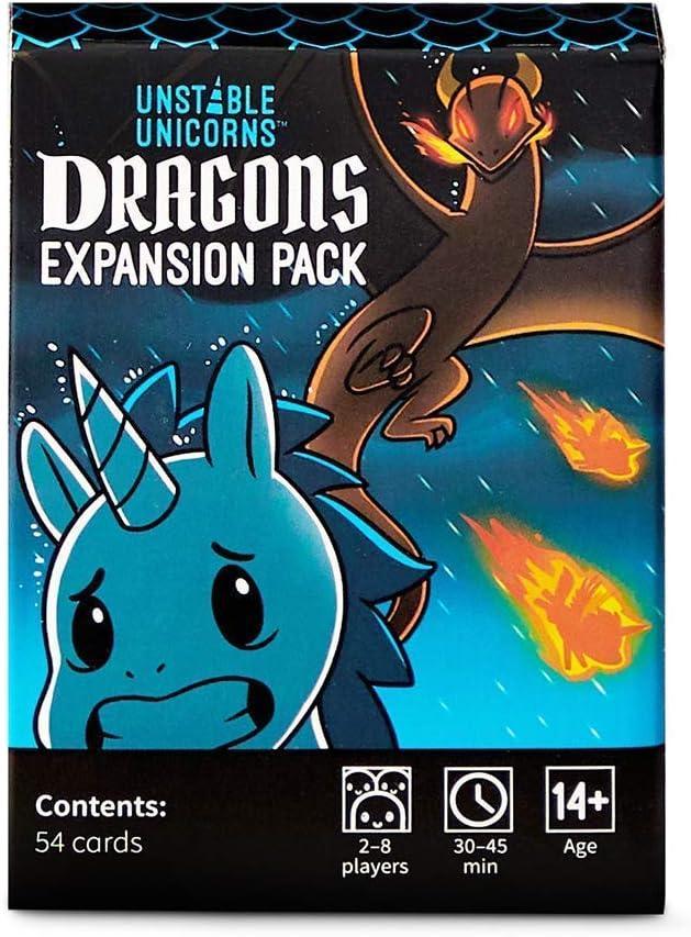 Unstable Unicorns Dragons Expansion Pack Board Game - Jaiman Toys