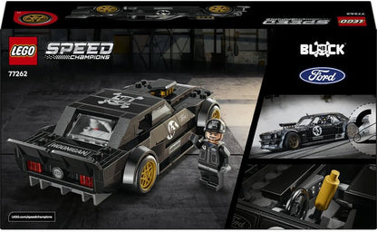 LEGO 77262 Speed Champions Ken Block's 1965 Ford Mustang Hoonicorn RTR V1 Building Set | 345 Pieces | Collectible Drift Car