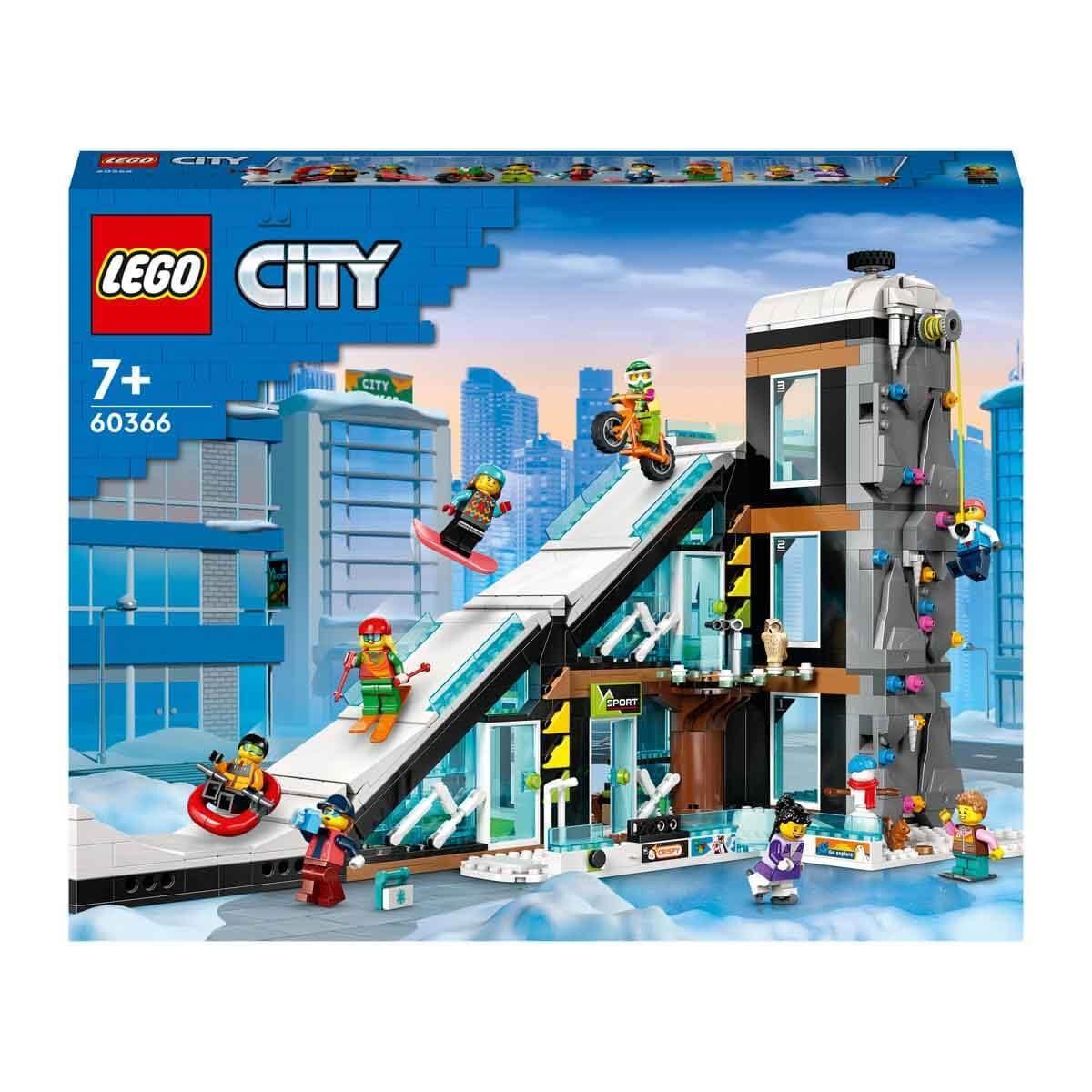 LEGO 60366 Ski and Climbing Center (1,054 Pieces) - Jaiman Toys