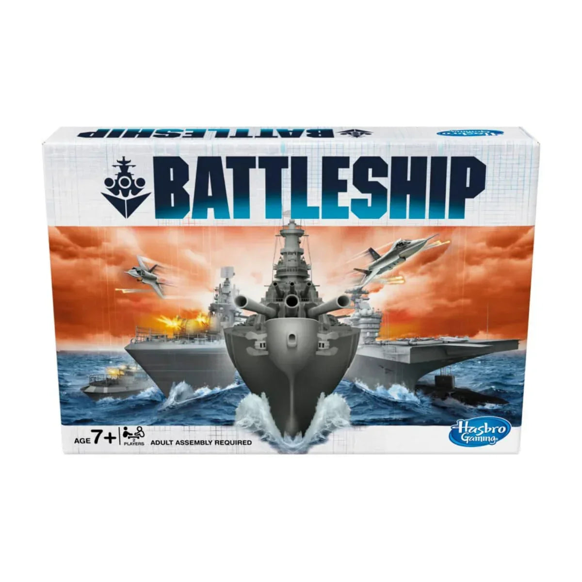 Hasbro Gaming Battleship Board Game, Classic Strategy Board Game for Kids and Adults, Board Game for Boys & Girls Ages 7 and Up, for 2 Players - Jaiman Toys
