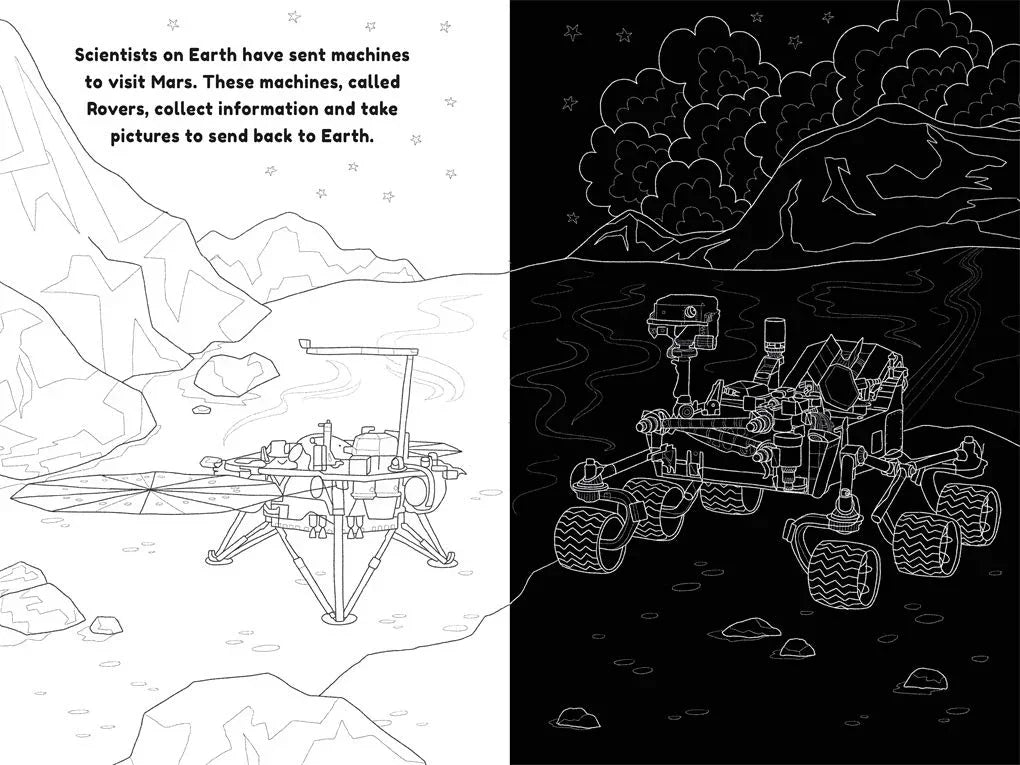 Scratch & Colour: Space – Explore the Cosmos in Vibrant Colors! (Hardcover by Autumn) - Jaiman Toys