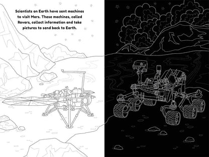 Scratch & Colour: Space – Explore the Cosmos in Vibrant Colors! (Hardcover by Autumn) - Jaiman Toys