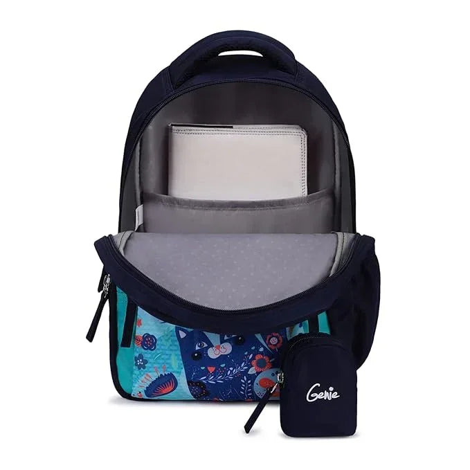 Genie Kitty Kids School Bags, 15 inches, Cute, Colourful bags - Jaiman Toys