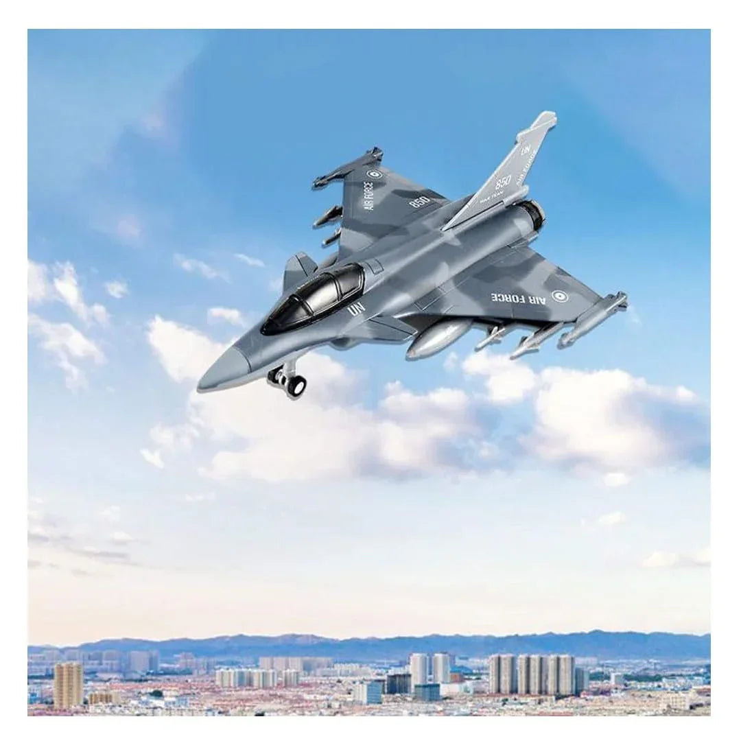 Airplane 1:50, Fighter Aeroplane Toy Faithful with Many Details l Set with Basic Accessories - Colours May Assorted 1 Piece - Jaiman Toys