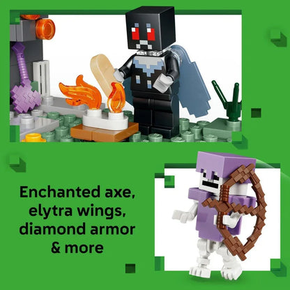 LEGO 21586 Minecraft The Pale Garden Toy - Miniature Biome w/Creaking Minifigure & Mothman, Creeper & Skeleton Mobs Figures - Gamer Gift for 7+ Year Old Boys & Girls