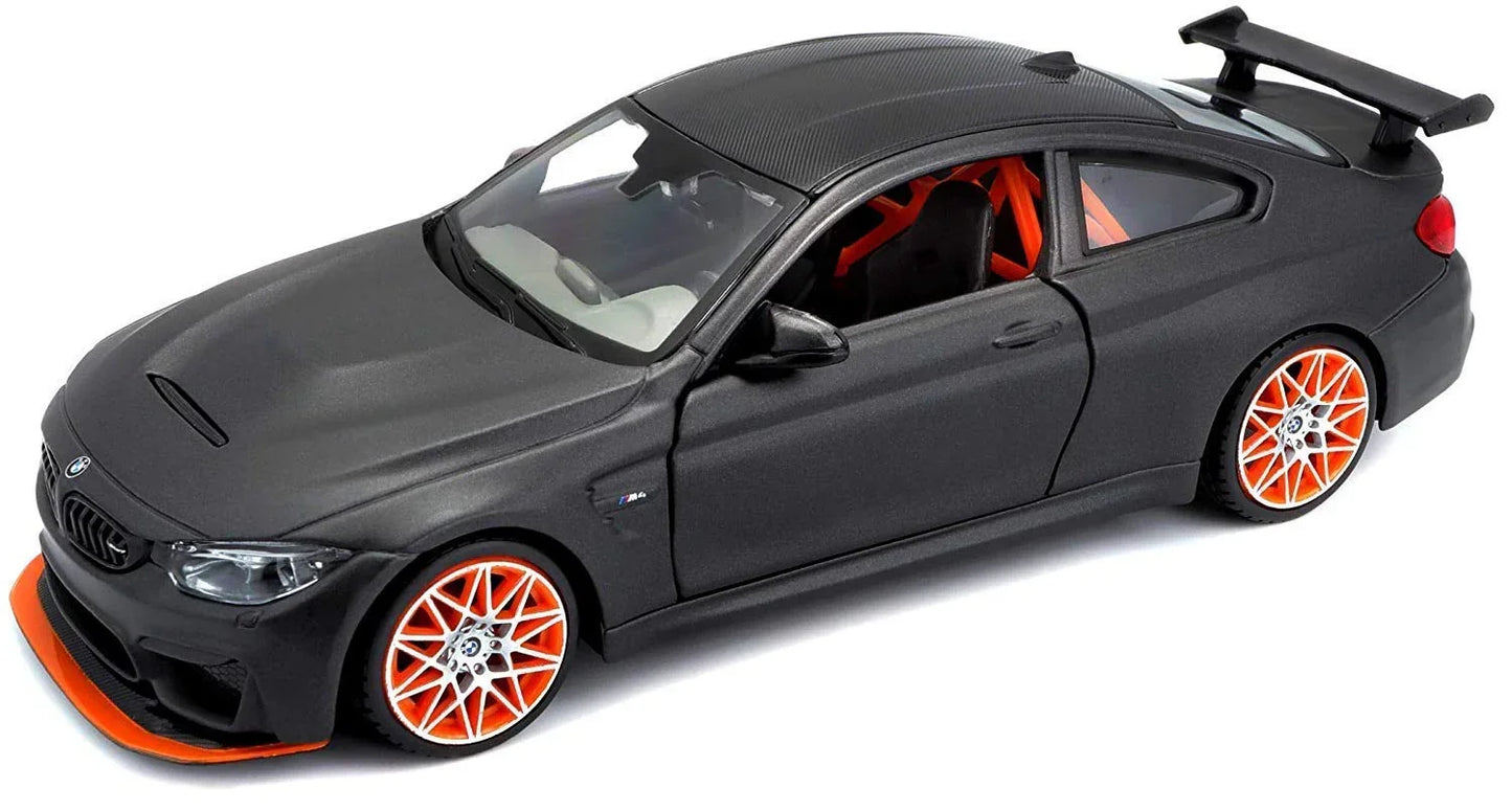 Maisto Metal 1/24 Scale Compatible with BMW M4 GTS, Pack of 1, Matte Grey - Jaiman Toys