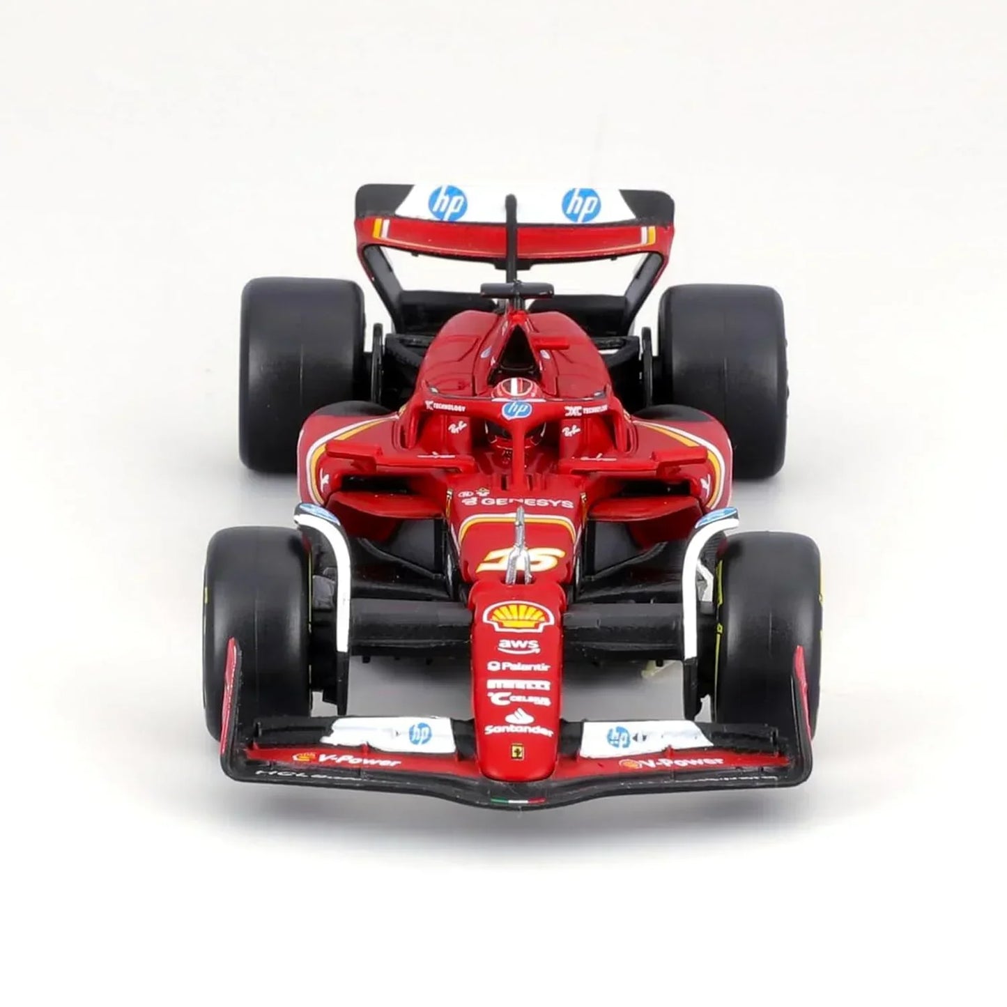 Bburago 1:24 Ferrari SF-24 #16 Charles Leclerc 2024 F1 Diecast Model Car – Official Licensed Formula 1 Replica