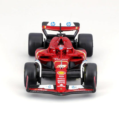 Bburago 1:24 Ferrari SF-24 #16 Charles Leclerc 2024 F1 Diecast Model Car – Official Licensed Formula 1 Replica