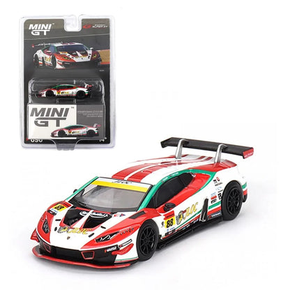 Mini GT Lamborghini Huracan GT3 EVO #88 JLOC Lamborghini GT3 JLOC 2023 Super GT Series - Jaiman Toys