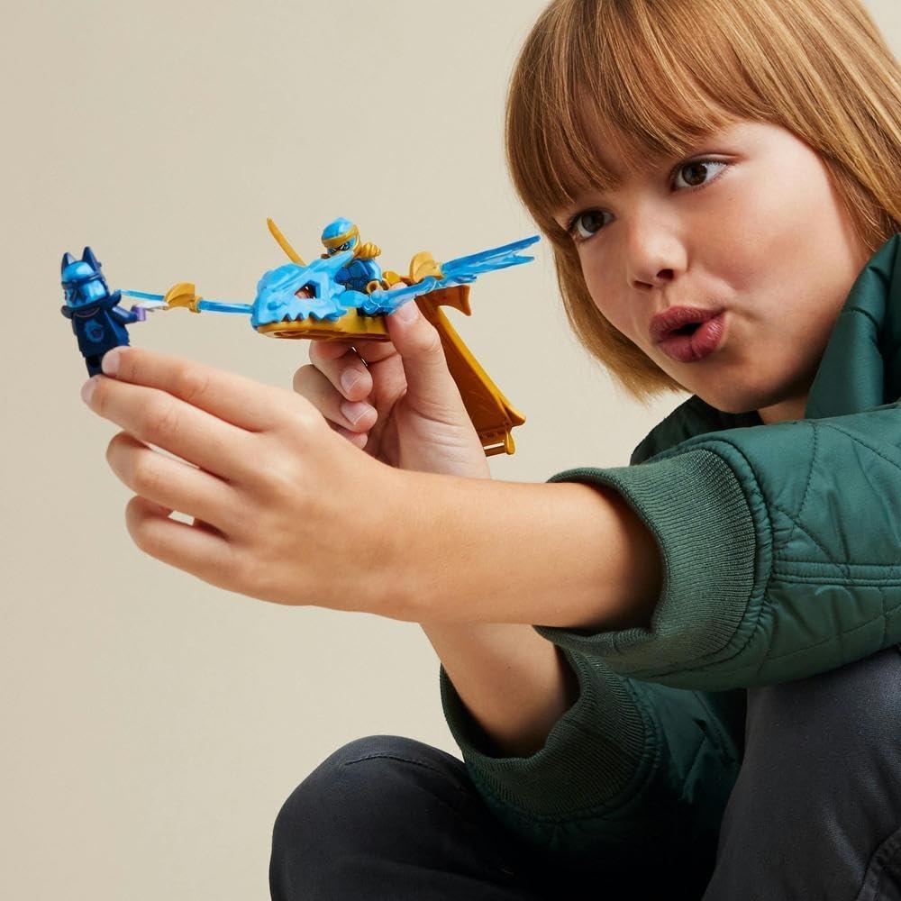 LEGO NINJAGO 71802 Nya’s Rising Dragon Strike Model, Toy Figure Building Set for 6 Plus Year Old Girls, Boys & Kids with Ninja Character Nya Minifigure and Katana Sword Accessory, Birthday Gift Idea
