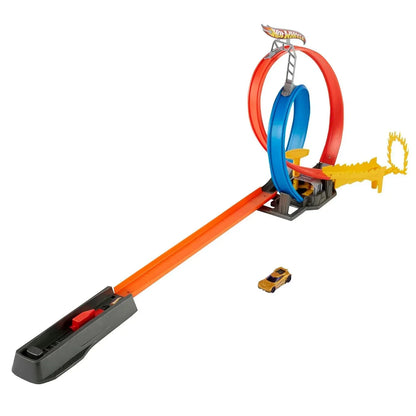 Hot Wheels Energy Track Set with 1 Diecast Car- Multi - Jaiman Toys