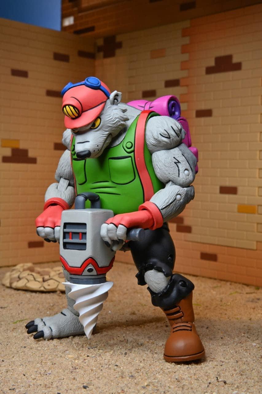 NECA Teenage Mutant Ninja Turtles Cartoon Dirtbag & Groundchuck 2-Pack 7-Inch (18cm) Action Figures - Jaiman Toys
