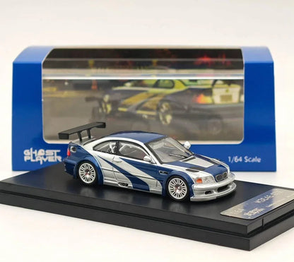 Ghost Player M3 E46 GTR 1:64 Scale Diecast Model Car | Metal Body Racing Collectible