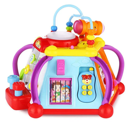 Hola 806 Baby Cube Play Center Toy with 15 Dynamic Games - Jaiman Toys