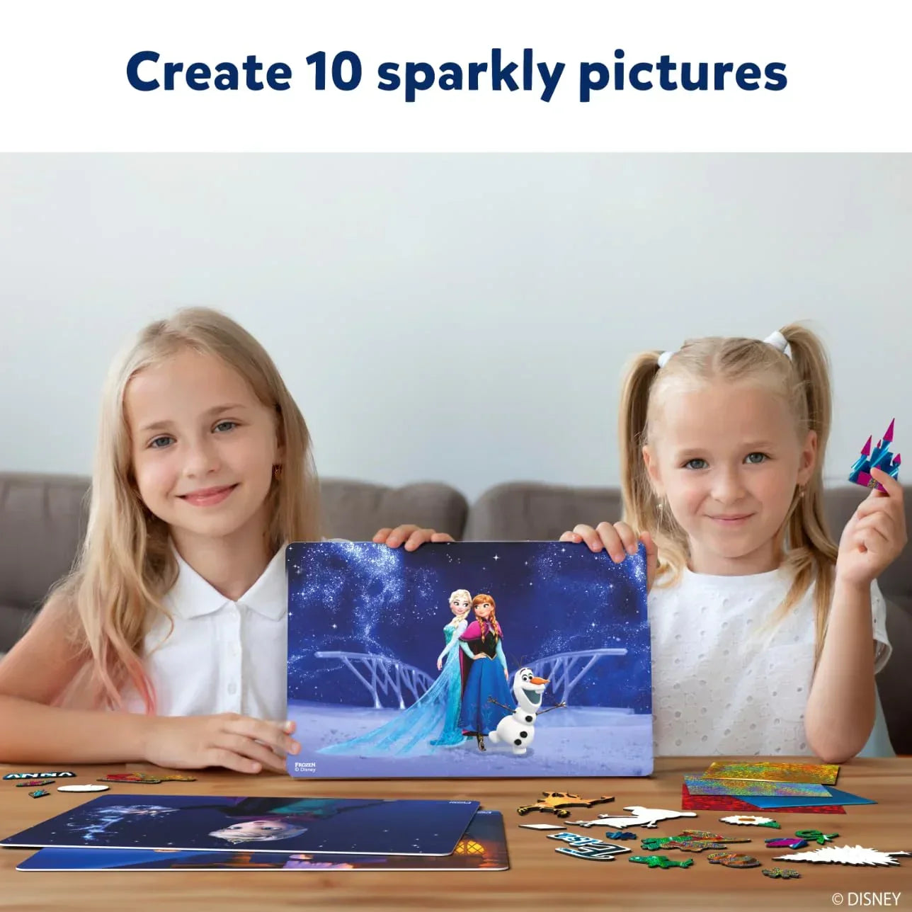 Skillmatics Paper Art & Craft Activity - Foil Fun Disney Frozen, Mess-Free Art for Kids, Craft Kits, DIY Creative Activity, Gifts for Girls & Boys Ages 4, 5, 6, 7, 8, 9, Multicolor - Jaiman Toys
