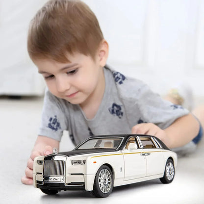 HQT 1:22 Scale Die-Cast Luxury Car Model with Light & Sound – Pull Back Action