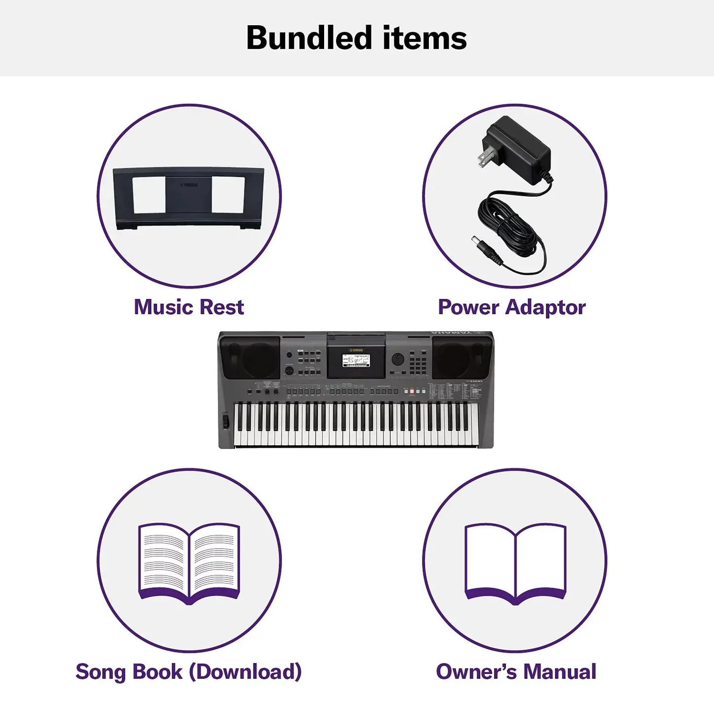 YAMAHA PSR-I500 PORTABLE KEYBOARD WITH ADAPTOR - Jaiman Toys