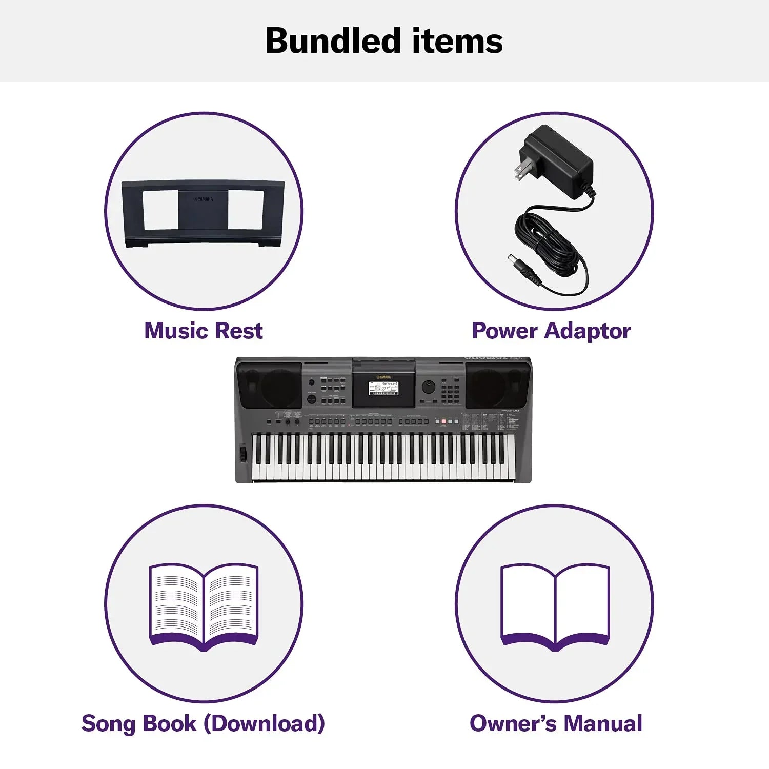 YAMAHA PSR-I500 PORTABLE KEYBOARD WITH ADAPTOR - Jaiman Toys