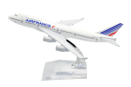 Collectible 1:400 Scale Aircraft Models Airplane - Air France B747-400 (16 cm) - Jaiman Toys