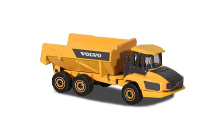 Majorette Volvo Construction Series – Pack of 6 Die-Cast Vehicle Playset with Realistic Construction Vehicles for Kids & Collectors - Jaiman Toys