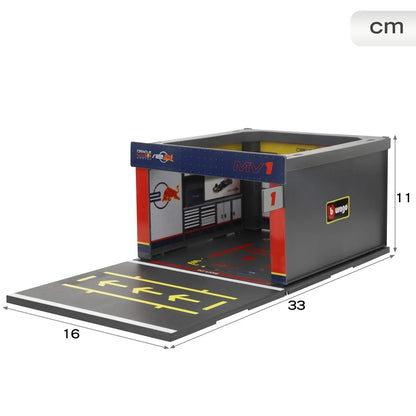Bburago Oracle Red Bull Racing F1 Pit Pass Playset 1:43 Scale – RB20 Car with 6 Figures