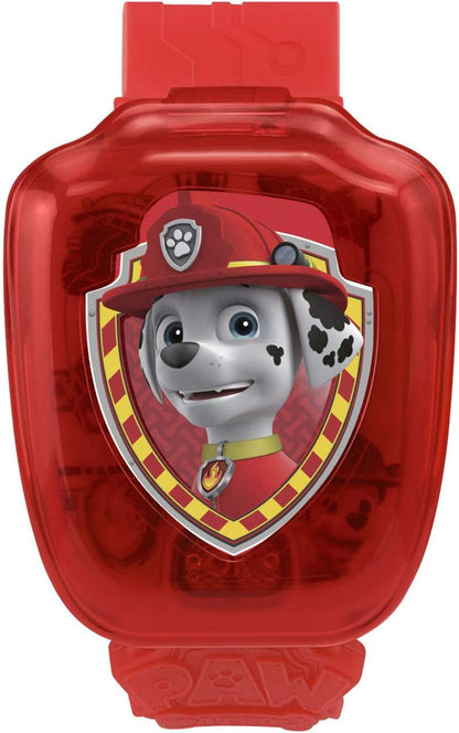 VTech PAW Patrol Marshall Learning Watch, Red | Interactive Educational Watch with 4 Learning Games, Alarm, Timer, Clock & Cuckoo Clock for Kids