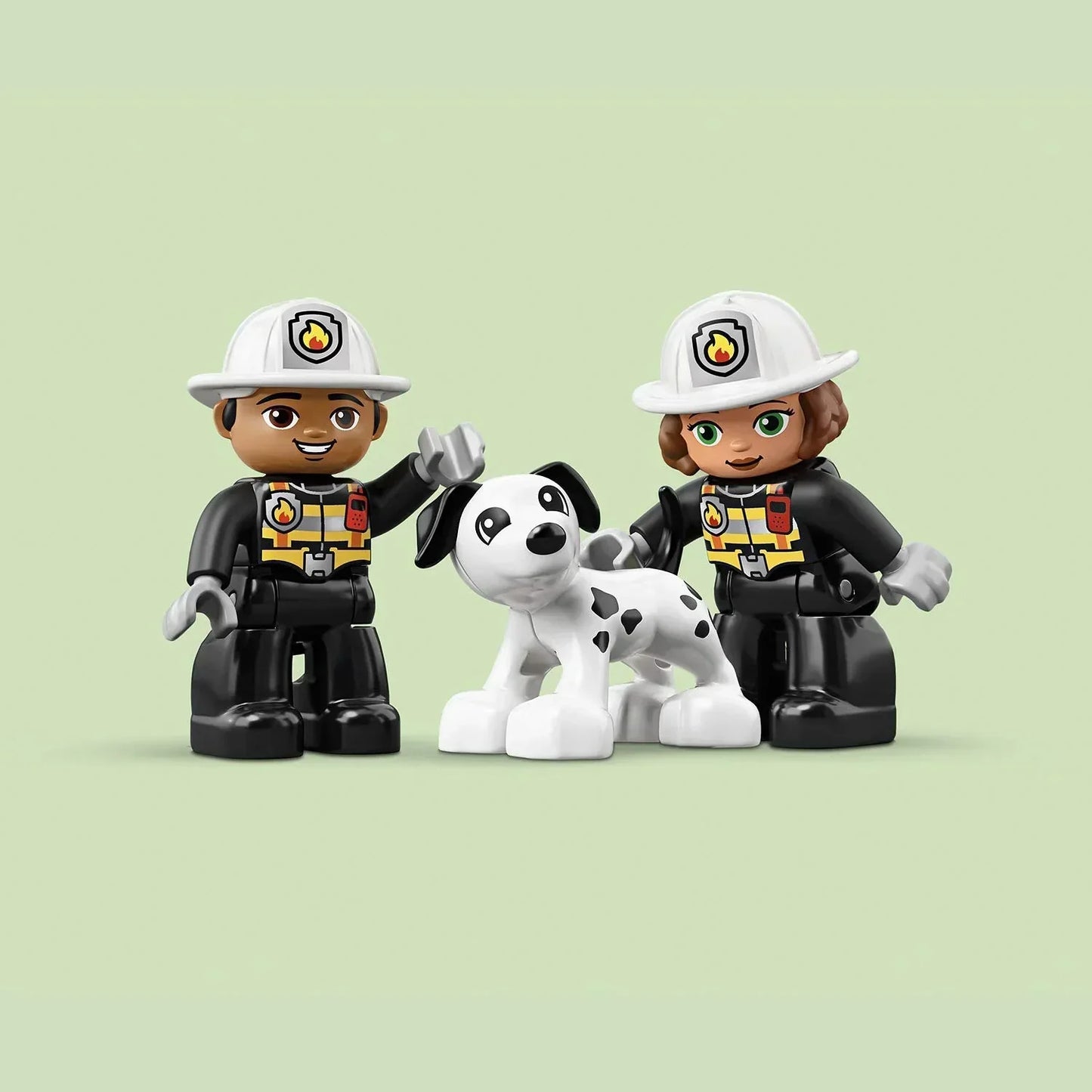LEGO 10903 Duplo Fire Station Building Blocks Set (76 Pcs) – Educational Construction Toy for Kids, Multi-Color