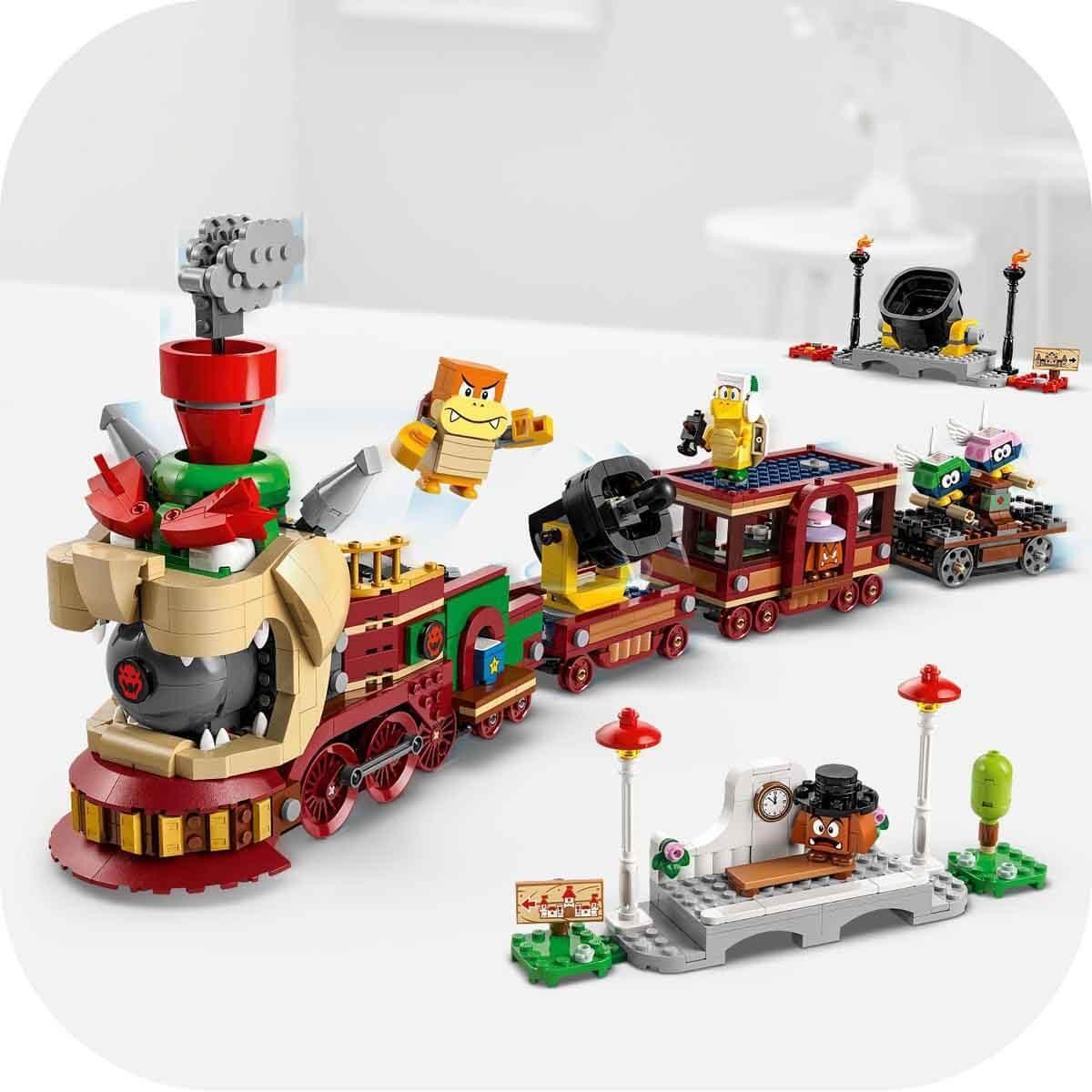 LEGO 71437 Super Mario Bowser Express Adventure Train  Build, Play &amp; Collect with 6 Iconic Nintendo Characters!