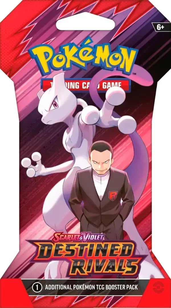 Pokemon Scarlet & Violet Destined Rivals Sleeve Booster- 1 Pack Assorted