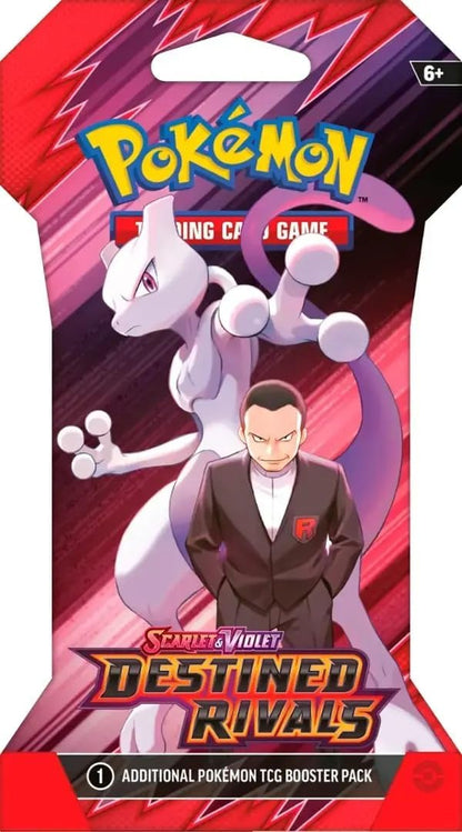 Pokemon Scarlet & Violet Destined Rivals Sleeve Booster- 1 Pack Assorted