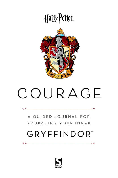 Harry Potter: Courage: A Guided Journal for Embracing Your Inner Gryffindor - Jaiman Toys