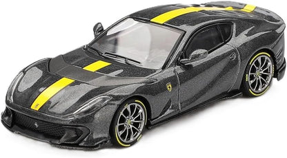 BBR Models 1:64 Ferrari 812 Competizione Grigio Competizione Limited Edition Die-Cast Model Car – Premium Collectible Sports Car