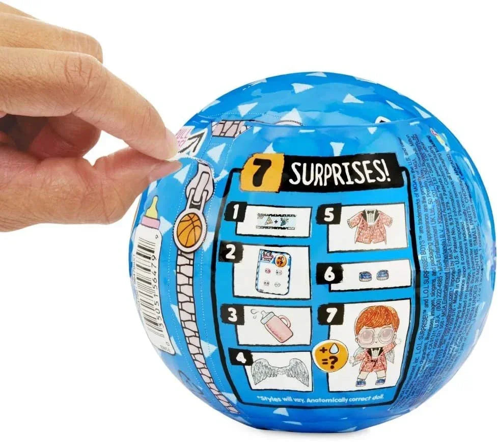L*O*L! Surprise! Boys Series 2! Boys Character Doll with 7 Surprises - Jaiman Toys