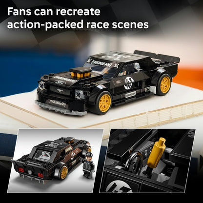 LEGO 77262 Speed Champions Ken Block's 1965 Ford Mustang Hoonicorn RTR V1 Building Set | 345 Pieces | Collectible Drift Car