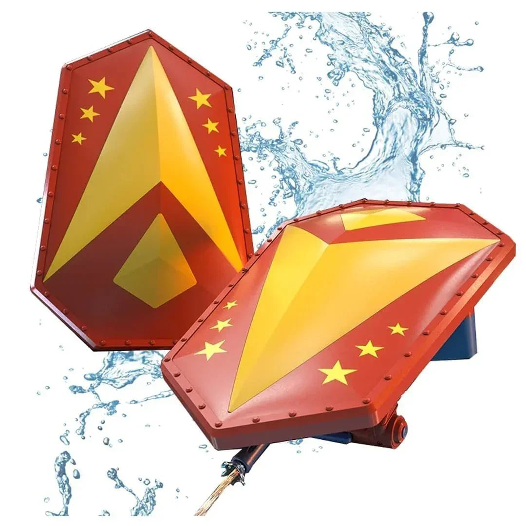 Breatoi! Electric Water Gun Shield Blaster Water, Kids Iron Man Shield Toy, Water Gel Blaster, Hero's Shield Launcher, Shield Water Syringe, - Jaiman Toys