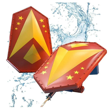 Breatoi! Electric Water Gun Shield Blaster Water, Kids Iron Man Shield Toy, Water Gel Blaster, Hero's Shield Launcher, Shield Water Syringe, - Jaiman Toys