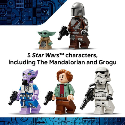 LEGO 75447 Star Wars The Razor Crest Starship Toy - The Mandalorian and Grogu Model Kit w/ 4 Minifigures & Grogu Figure - Birthday Gift for 10+ Year Old Boys, Girls & Movie Fans