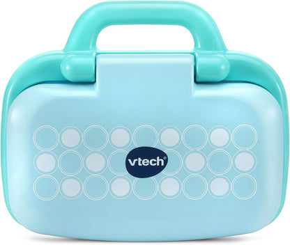 VTech Swipe and Learn Smarties Laptop | Interactive Educational Learning Laptop with ABC Keyboard, Piano Keys, Games & Music for Toddlers, Blue