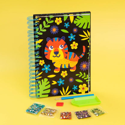I Love Crystals: Baby Animals Crystal Art Activity Book | Over 2000 Sparkling Gem Stickers | Peel, Stick & Sparkle DIY Mosaic Craft Kit | Creative Colouring & Art Set for Kids Ages 5+