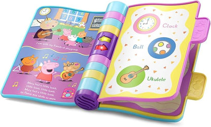 VTech Peppa Pig Peppa's Nursery Rhymes Interactive Musical Story Book with Lights, Songs & Learning Activities