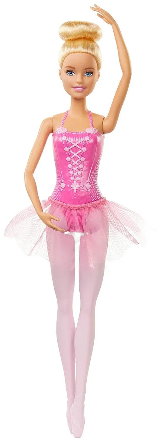 Barbie Ballerina Doll with Ballerina Outfit, Tutu, Sculpted Toe Shoes and Ballet-Posed Arms for Ages 3 and Up - Jaiman Toys