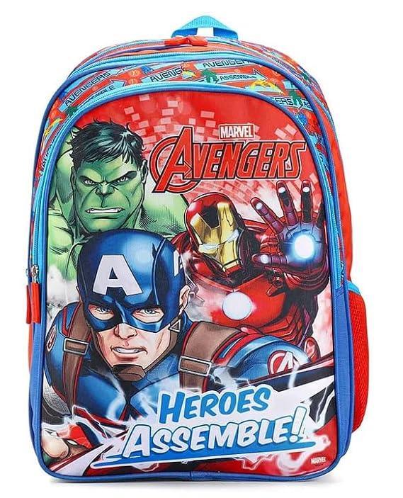 STRIDERS Avengers 16-Inch Superhero School Bag Durable Backpack for Kids - Jaiman Toys