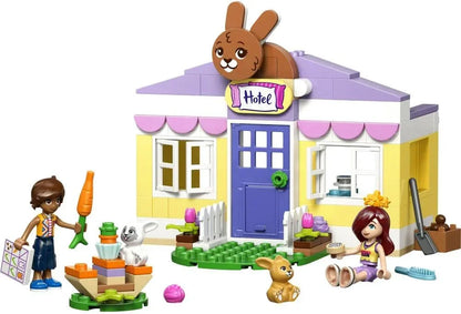 LEGO Friends 42679 Heartlake City Bunny Hotel - House Toy w/ 2 Mini Dolls, 2 Animal Figures & Pet Care Accessories - Birthday Gift Idea for 5+ Year Old Girls