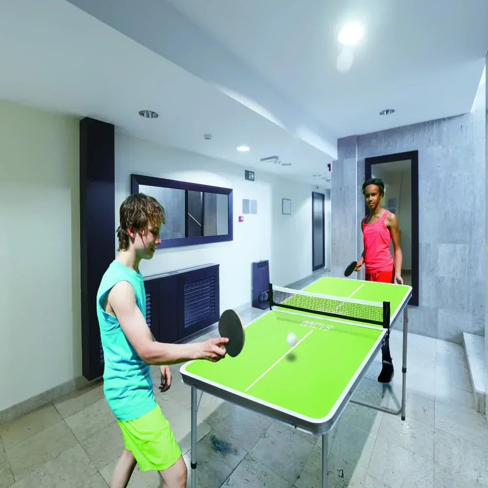 Innov8 Table Tennis Table, Foldable with Height Adjustable Legs, Easy Carry Design - Jaiman Toys