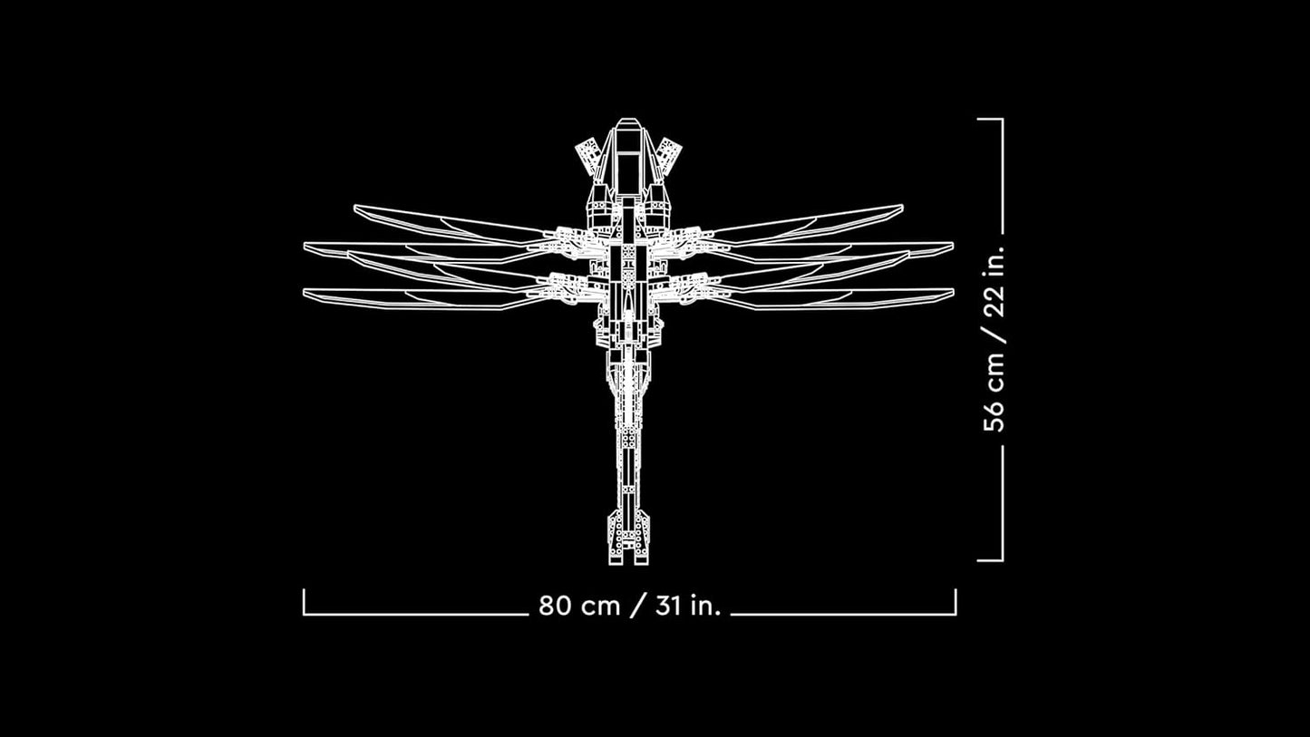 LEGO Icons Dune Atreides Royal Ornithopter 10327, Collectible Dune Inspired Model for Build and Display, Adult Gift Idea for Sci-Fi Movie Fans, 8 Dune Minifigures