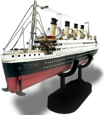 Piececool 226 Pieces Titanium Boat Model Metal 3D Puzzle 340 Stainless Steel 1:1 Collection Birthday Gift Model Kit for Adults