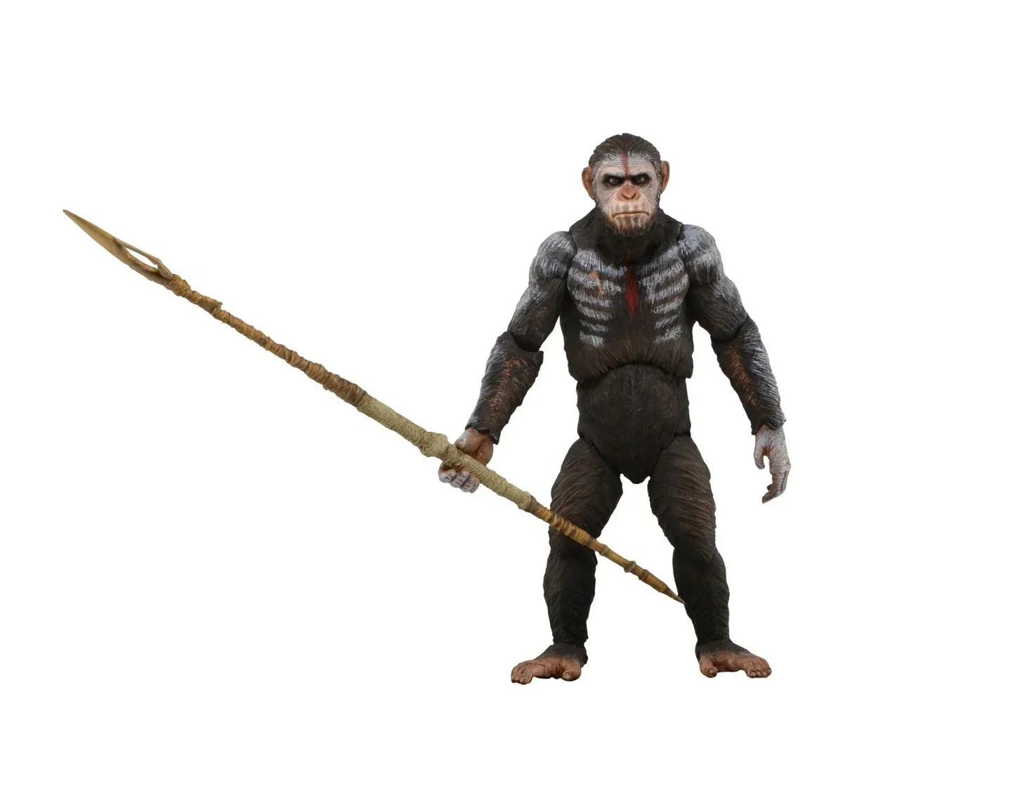 Dawn of the Planet of the Apes Caesar 7-Inch Action Figure with Spear – Collectible